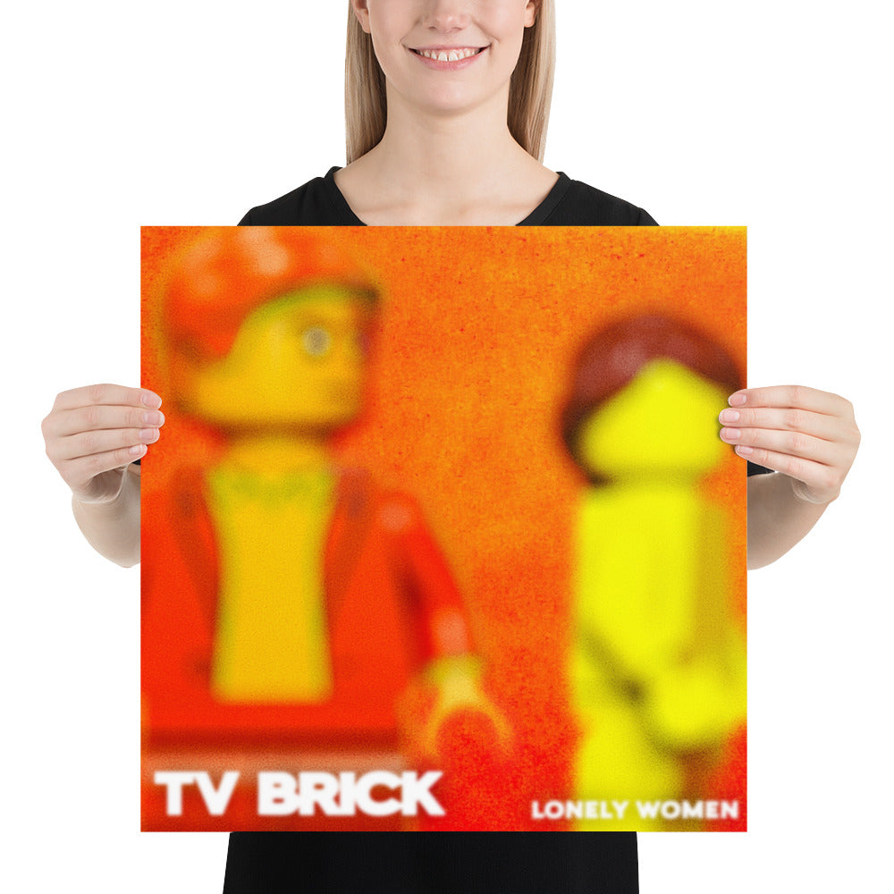 "TV Girl - Lonely Women" Lego Parody Poster