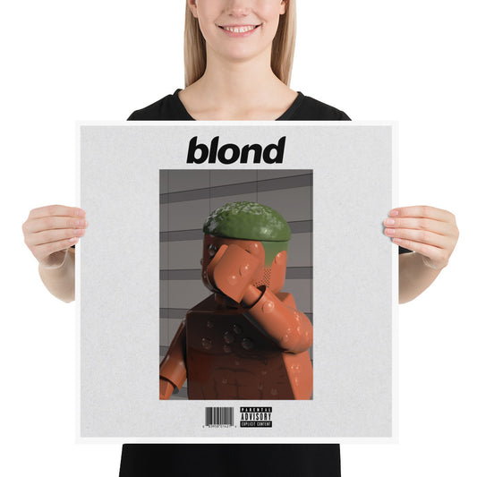 "Frank Ocean - Blonde" Lego Parody Poster