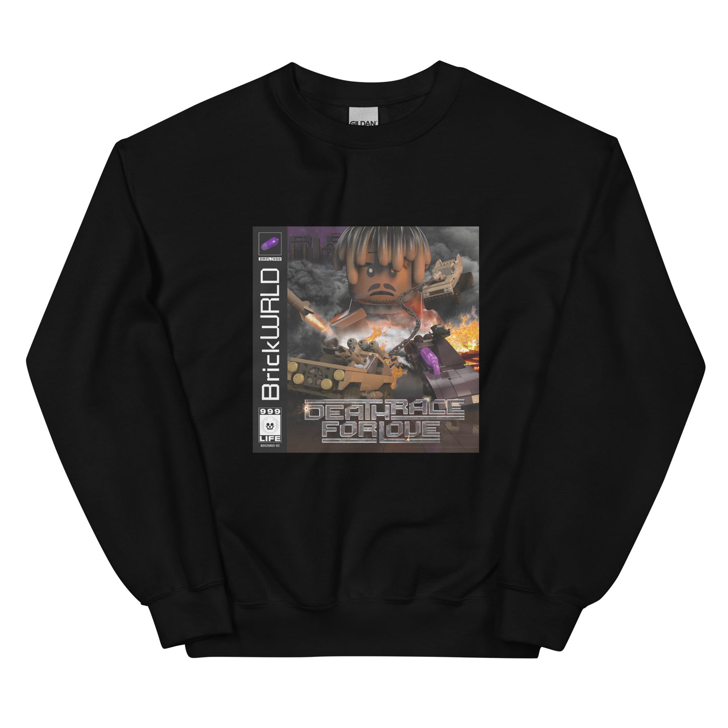 "Juice WRLD - Death Race for Love" Lego Parody Sweatshirt