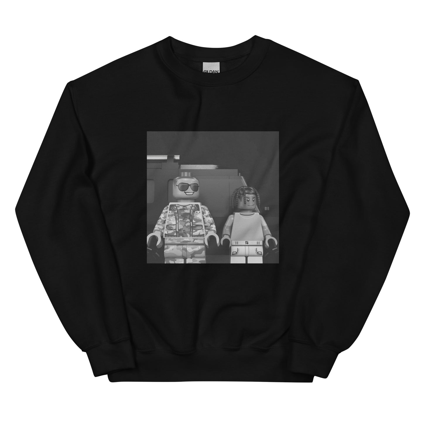 "Pharrell Williams & Travis Scott - Down in Atlanta" Lego Parody Sweatshirt