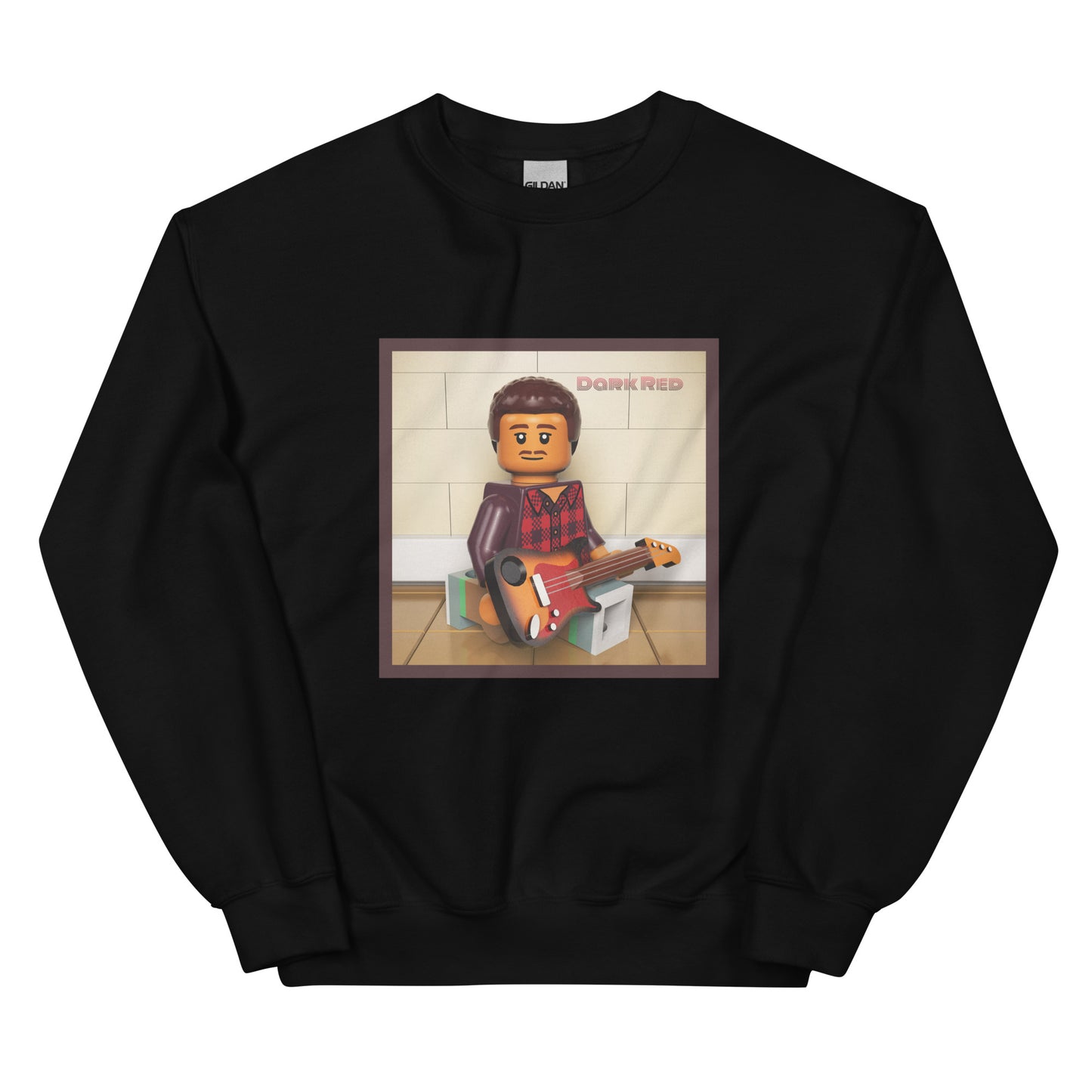 "Steve Lacy - Dark Red" Lego Parody Sweatshirt