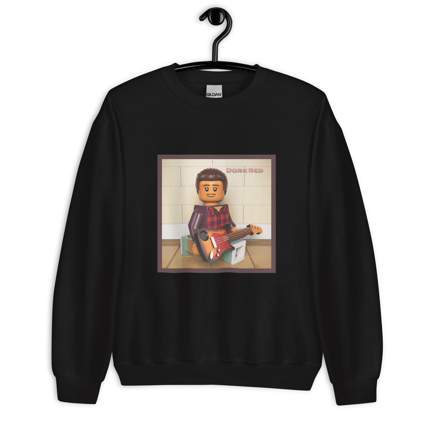 "Steve Lacy - Dark Red" Lego Parody Sweatshirt