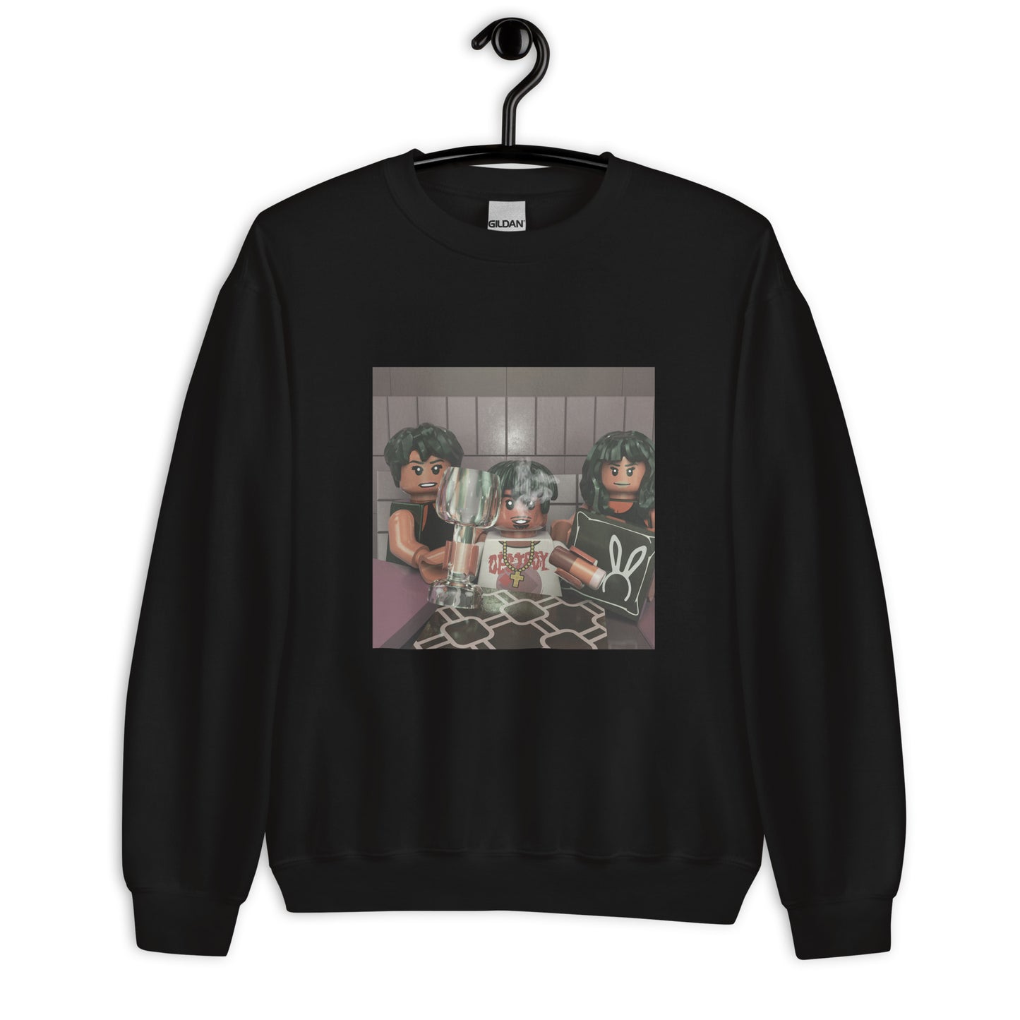 "Playboi Carti - Playboi Carti (Photoshoot)" Lego Parody Sweatshirt