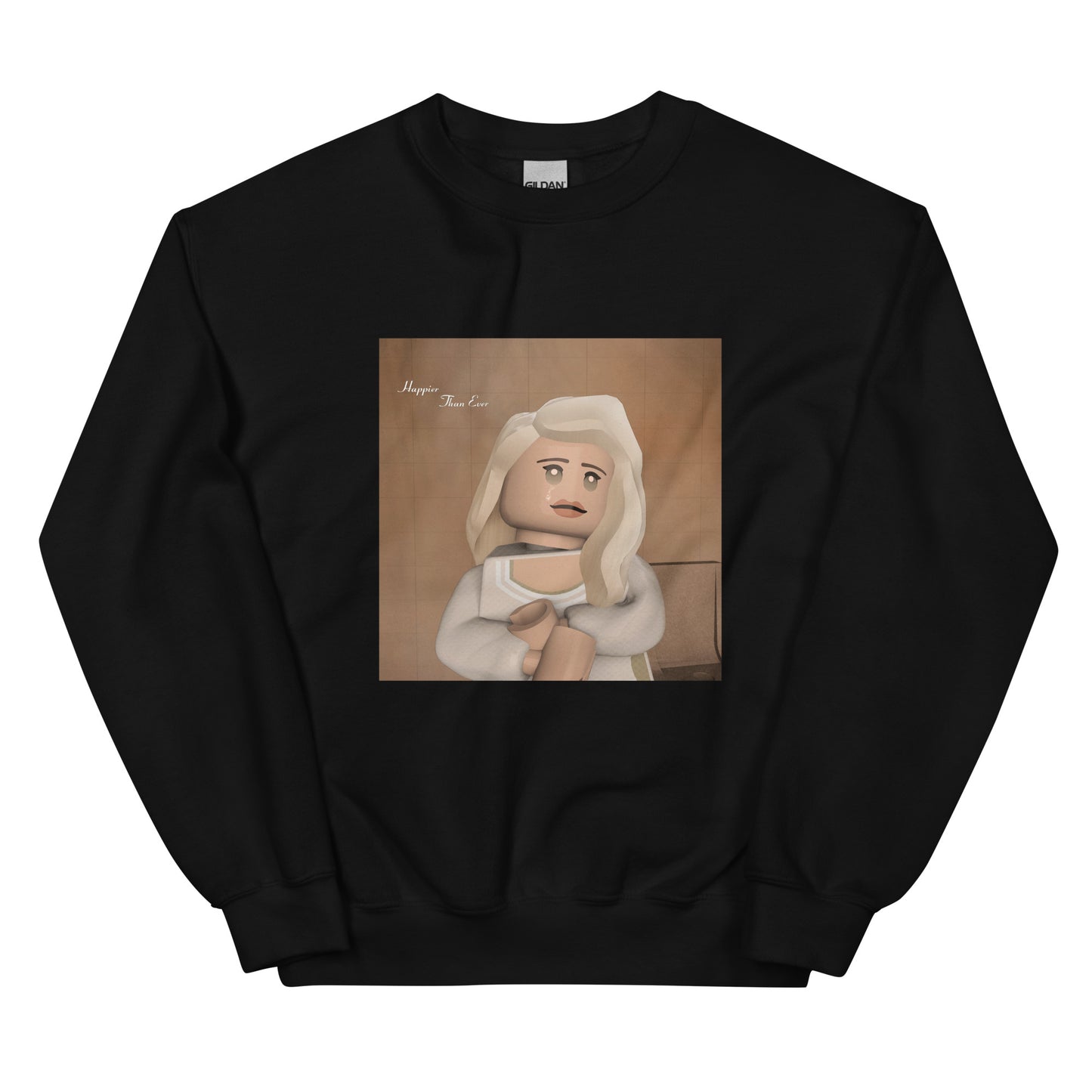 "Billie Eilish - Happier Than Ever" Lego Parody Sweatshirt