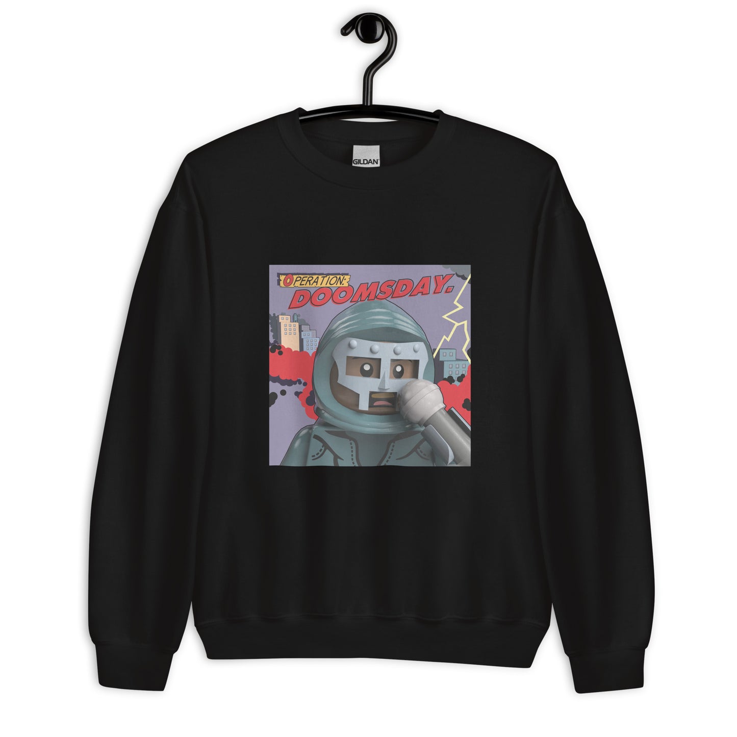 "MF DOOM - Operation: Doomsday" Lego Parody Sweatshirt