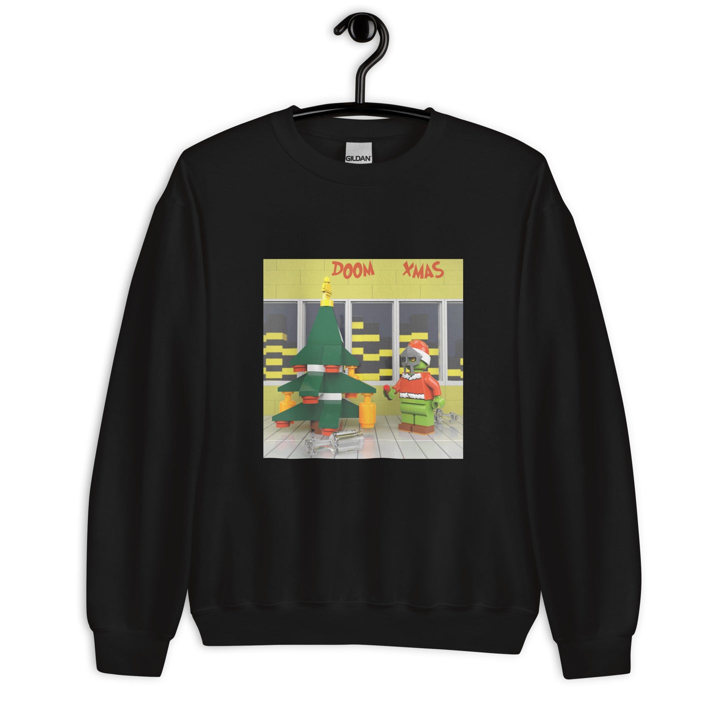 "MF DOOM x Cookin Soul - DOOM XMAS" Lego Parody Sweatshirt