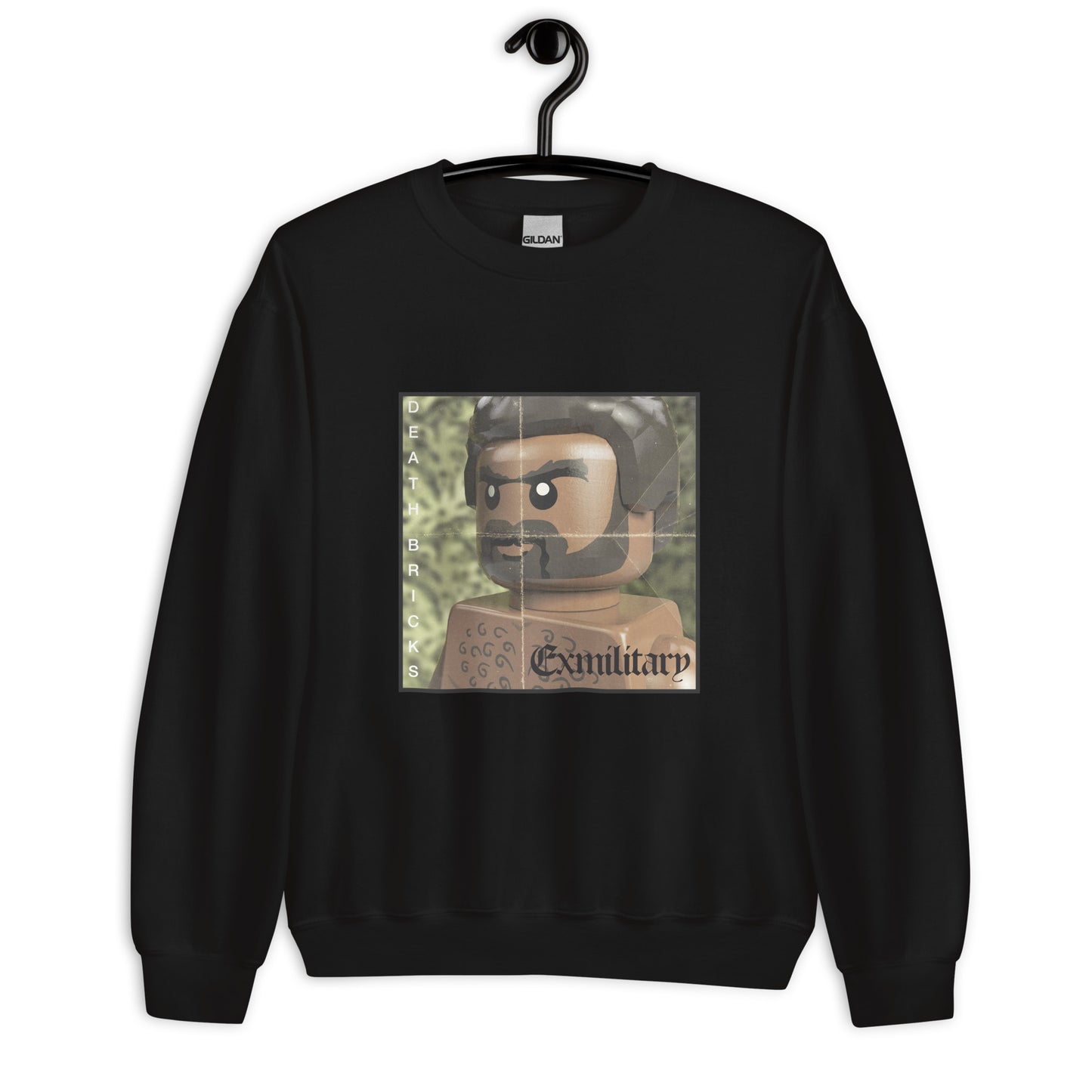 "Death Grips - Exmilitary" Lego Parody Sweatshirt