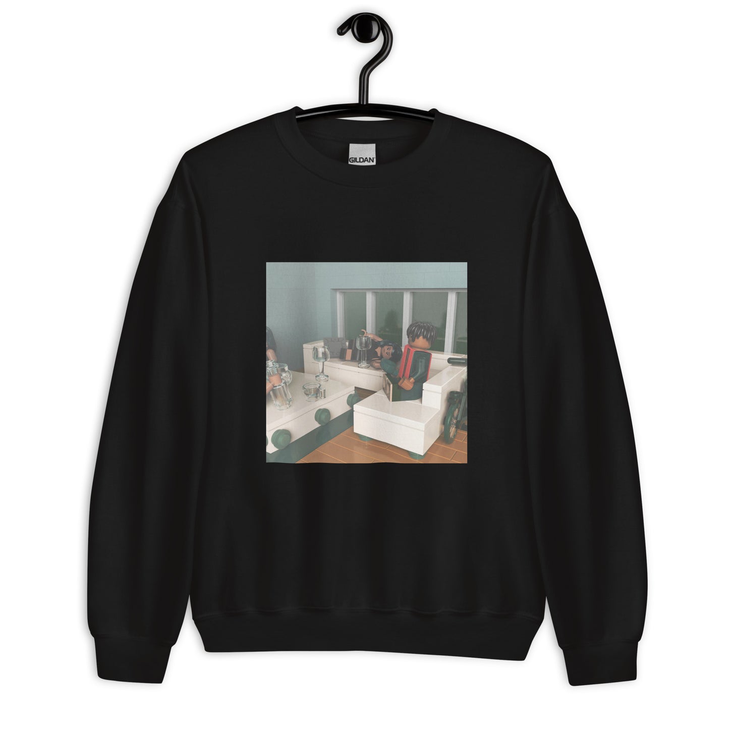 "Playboi Carti ("California Livin'" Photoshoot)" Lego Parody Sweatshirt