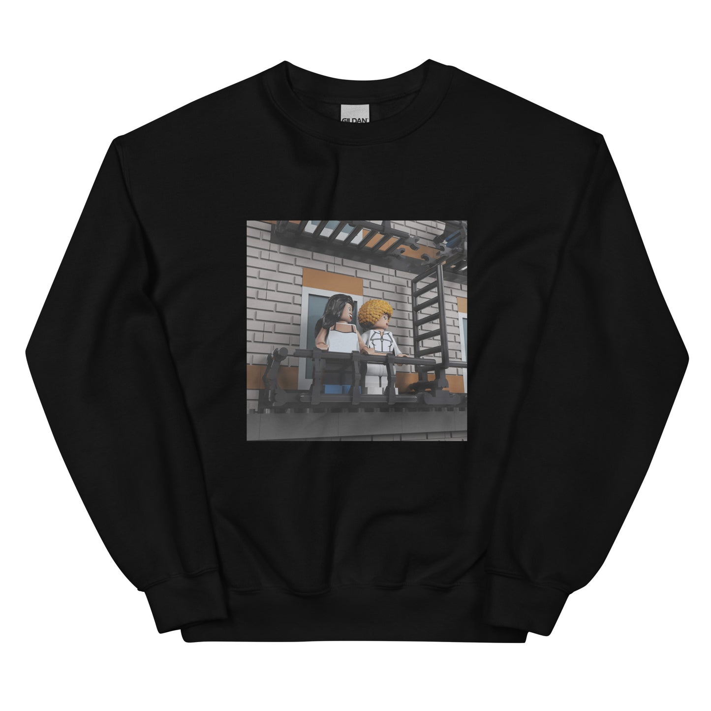 "PinkPantheress & Ice Spice - Boy's a liar Pt. 2" Lego Parody Sweatshirt