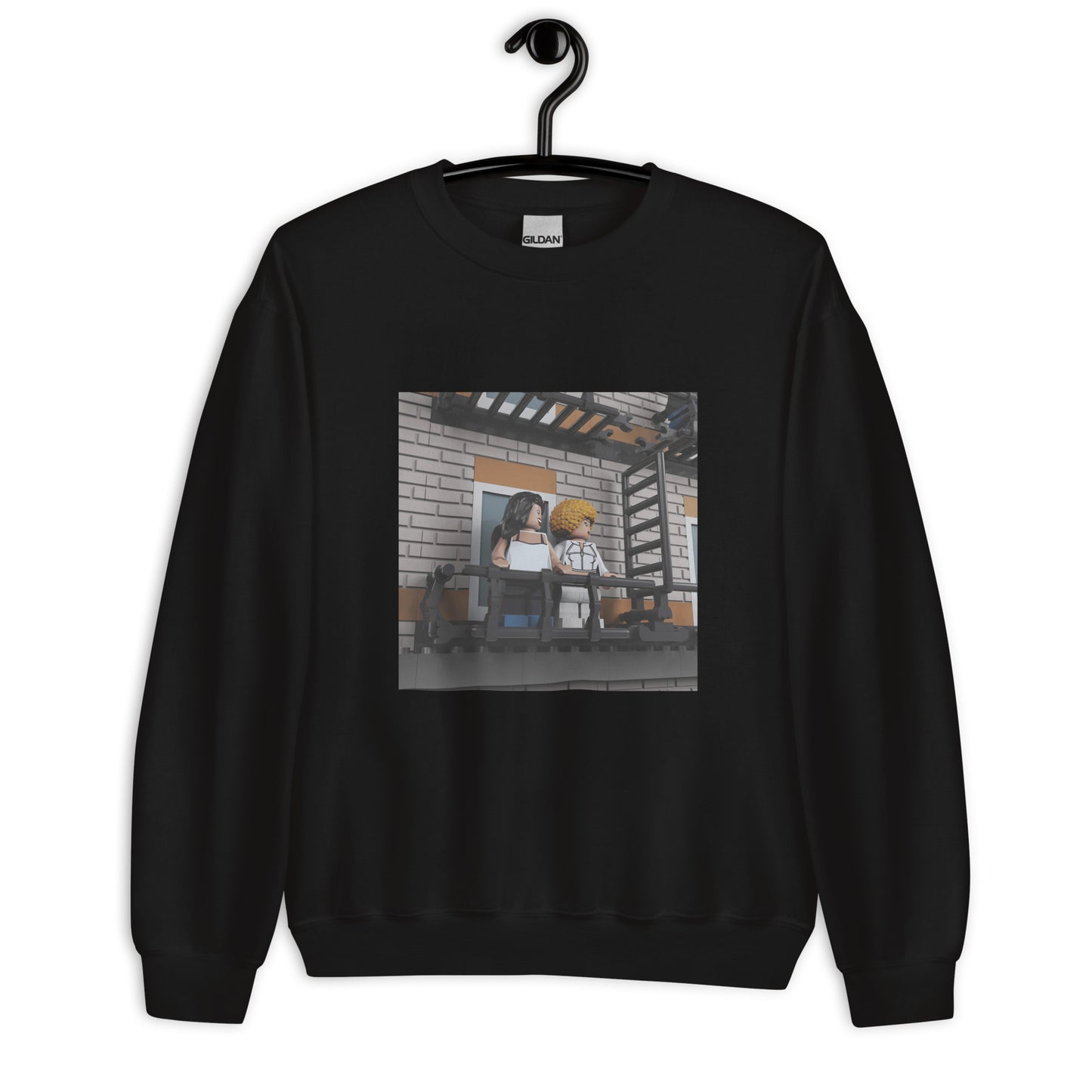 "PinkPantheress & Ice Spice - Boy's a liar Pt. 2" Lego Parody Sweatshirt