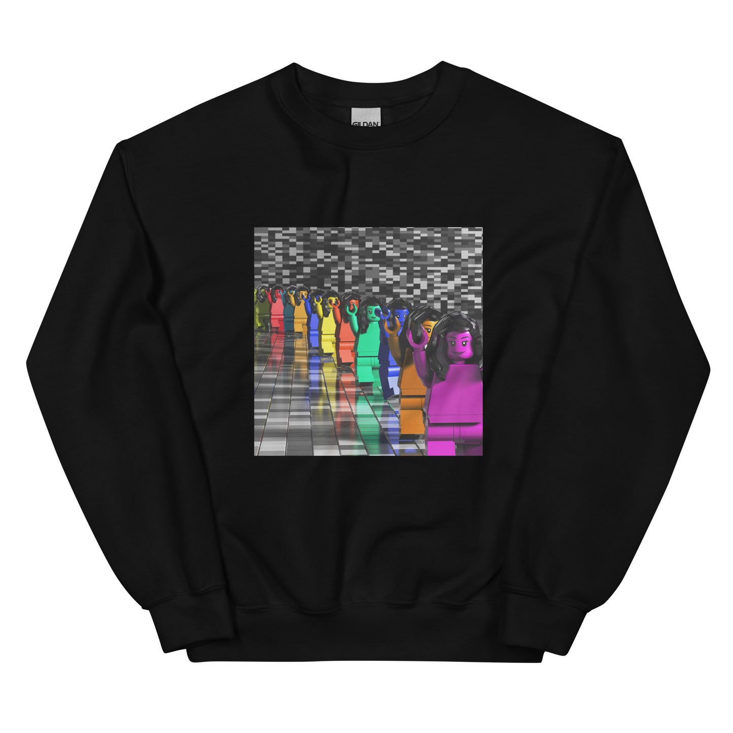 "TV Girl - Death of a Party Girl" Lego Parody Sweatshirt