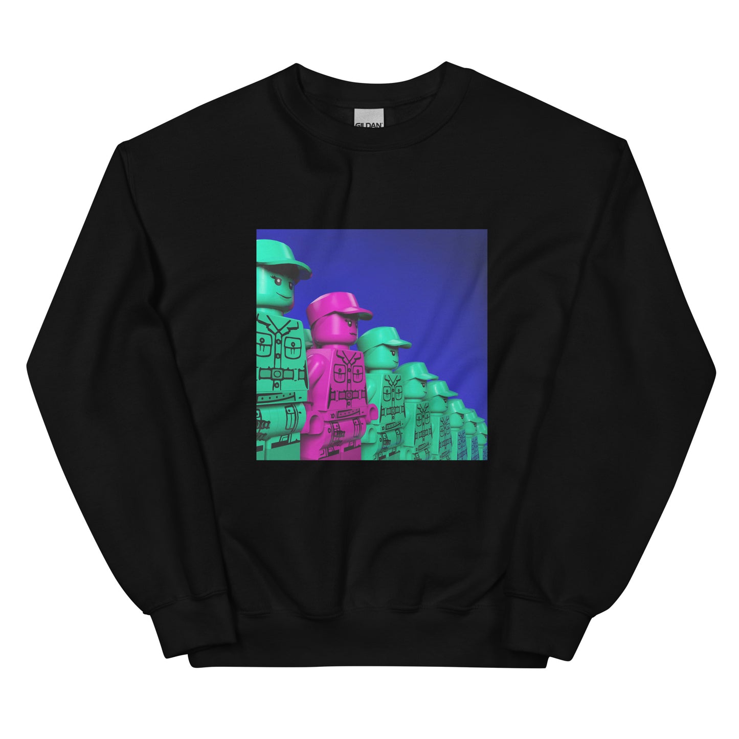 "TV Girl & Madison Acid - Maddie Acid’s Purple Hearts Club Band" Lego Parody Sweatshirt