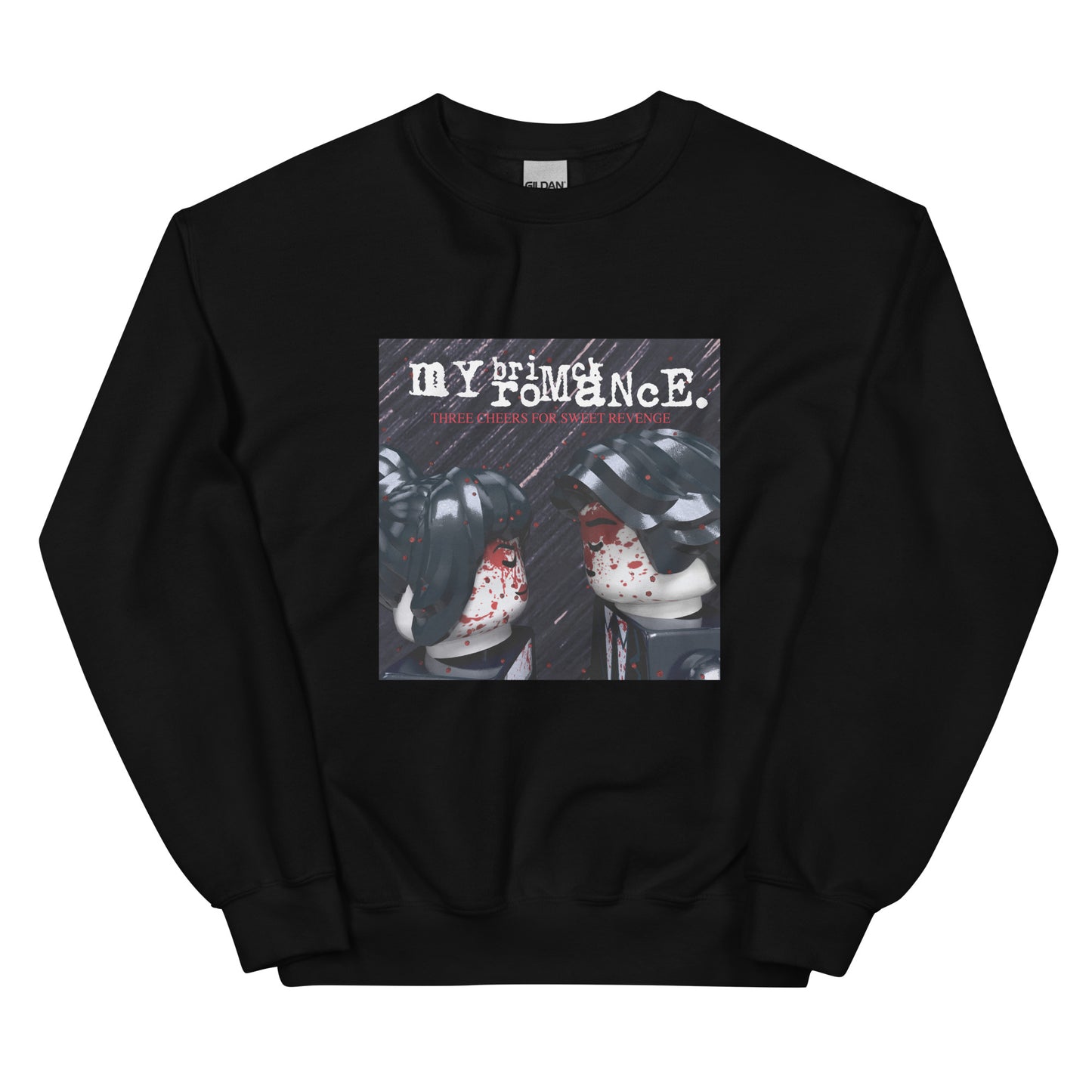 "My Chemical Romance - Three Cheers for Sweet Revenge" Lego Parody Sweatshirt