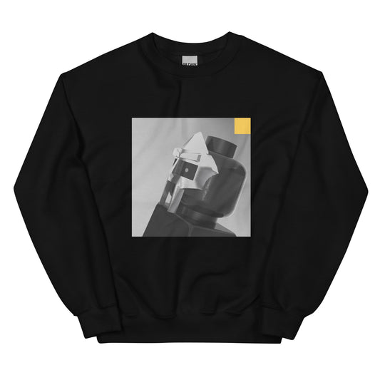 "Madvillain (MF DOOM & Madlib) - Curls & All Caps" Lego Parody Sweatshirt