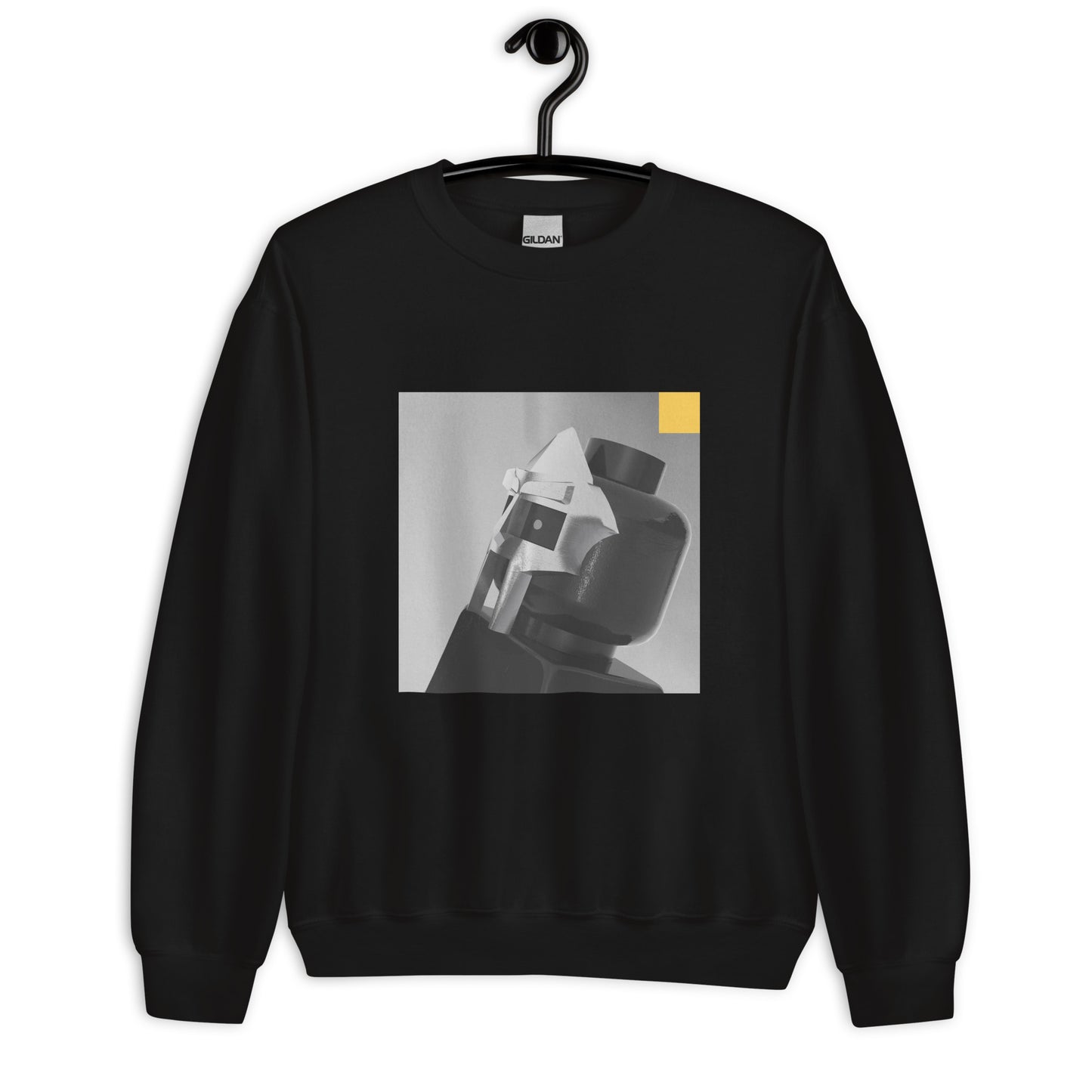 "Madvillain (MF DOOM & Madlib) - Curls & All Caps" Lego Parody Sweatshirt