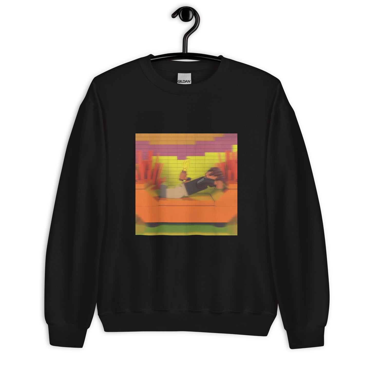 "redveil - Playing W/ Fire" Lego Parody Sweatshirt