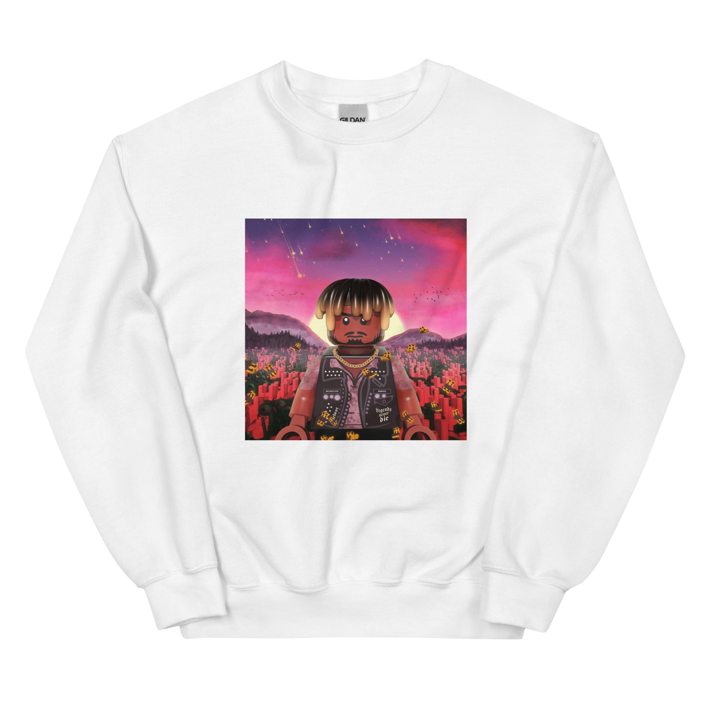 "Juice WRLD - Legends Never Die" Lego Parody Sweatshirt