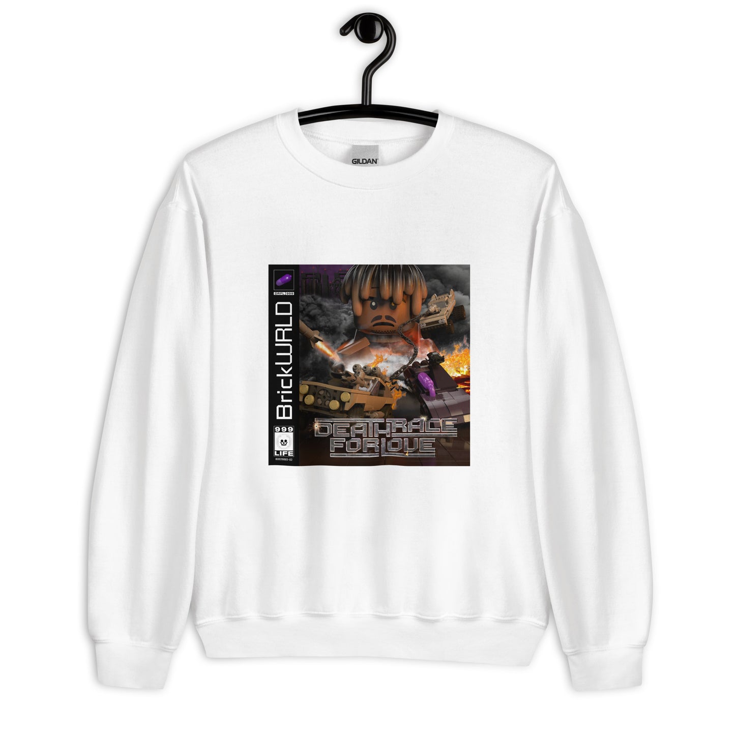 "Juice WRLD - Death Race for Love" Lego Parody Sweatshirt