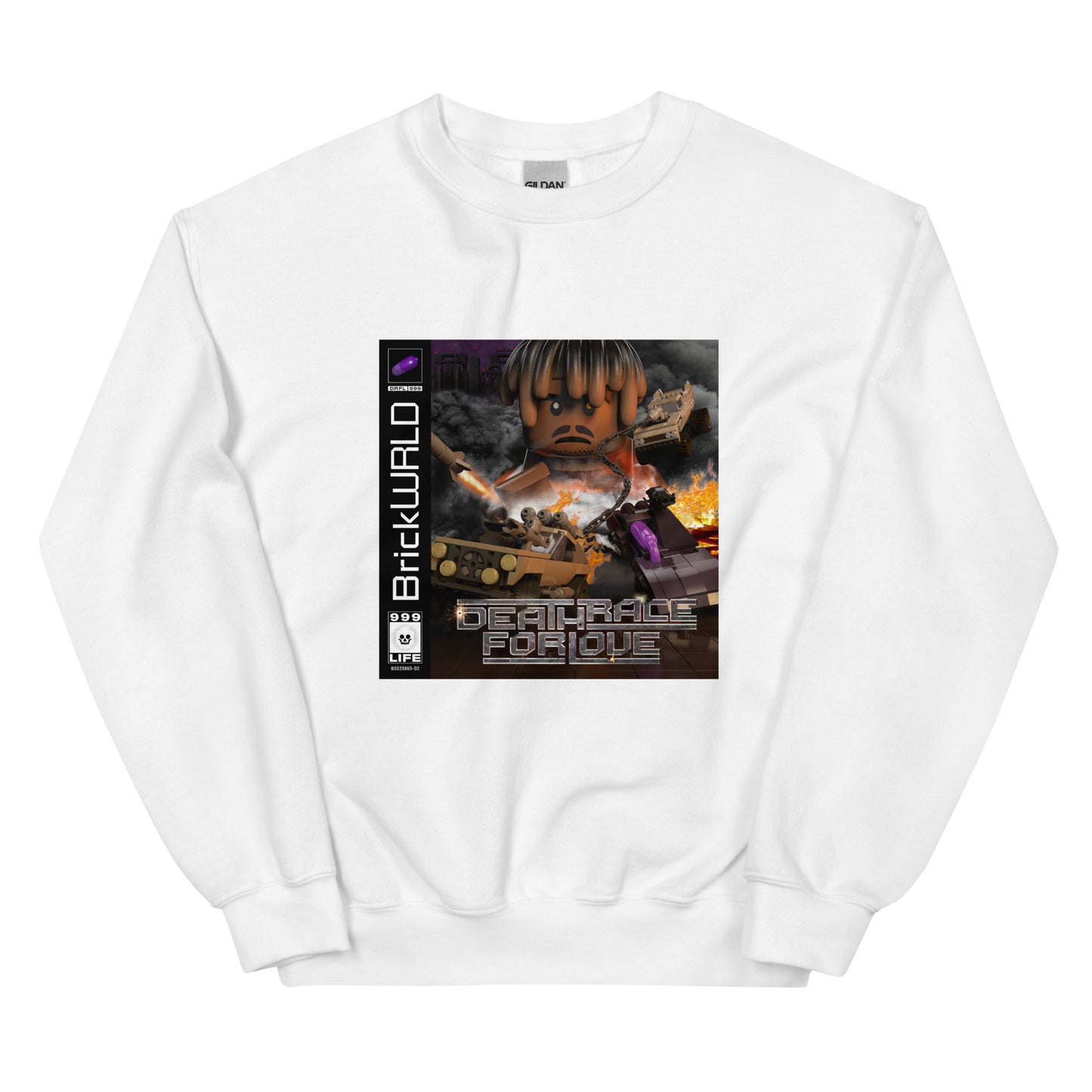 "Juice WRLD - Death Race for Love" Lego Parody Sweatshirt