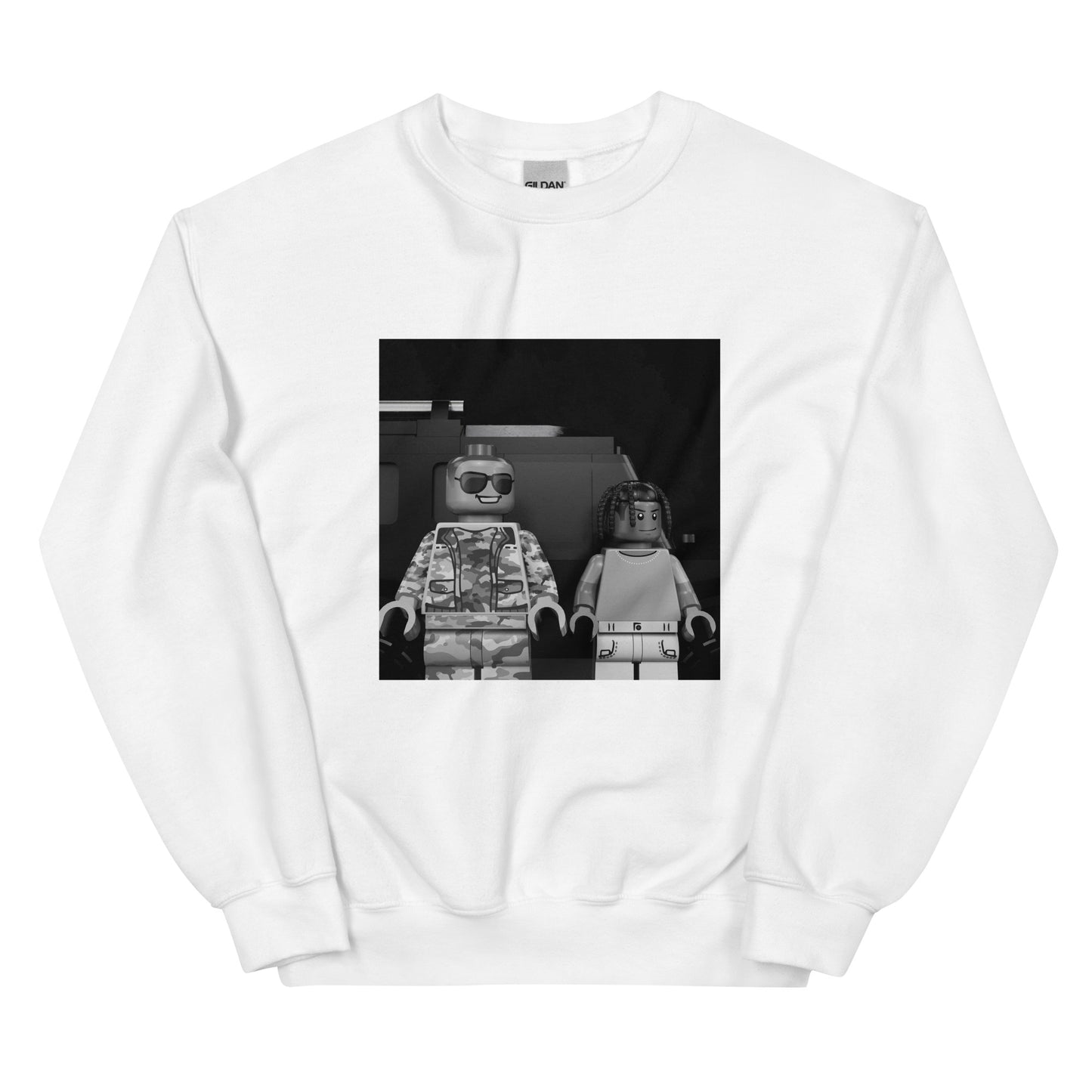 "Pharrell Williams & Travis Scott - Down in Atlanta" Lego Parody Sweatshirt