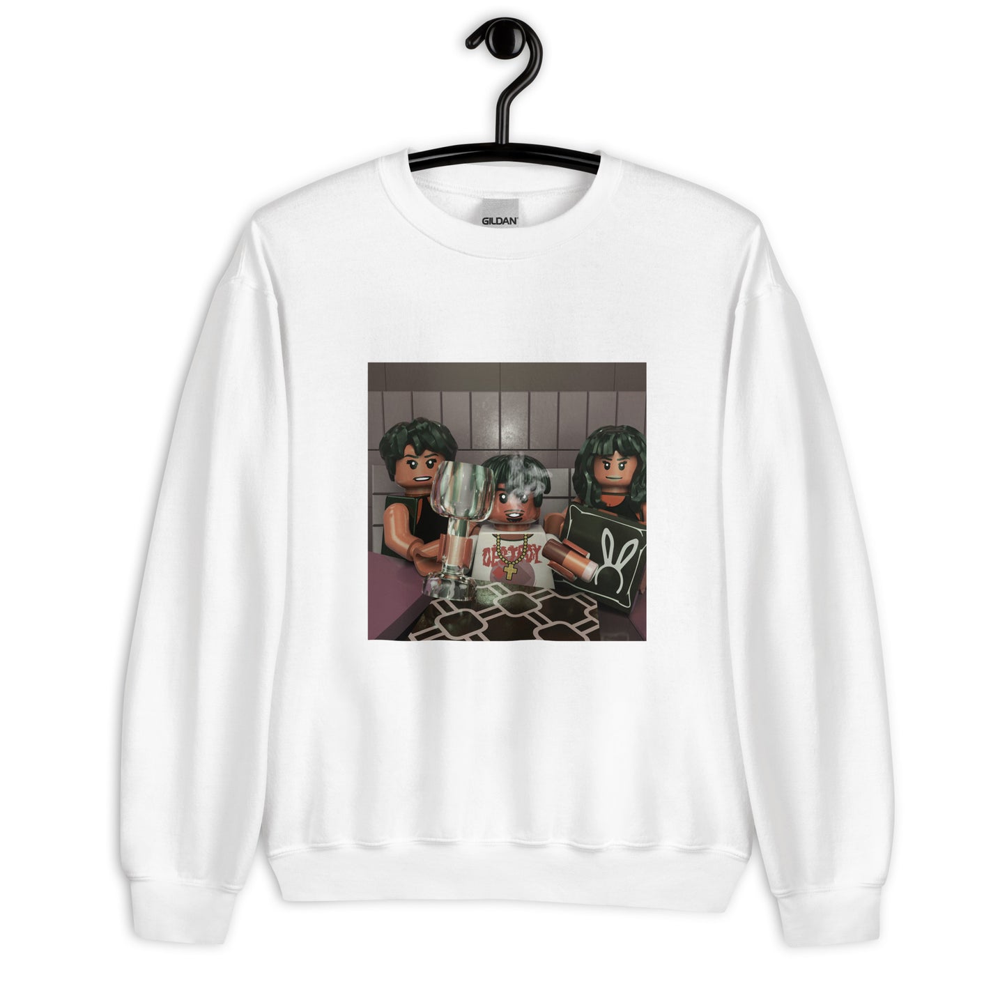 "Playboi Carti - Playboi Carti (Photoshoot)" Lego Parody Sweatshirt