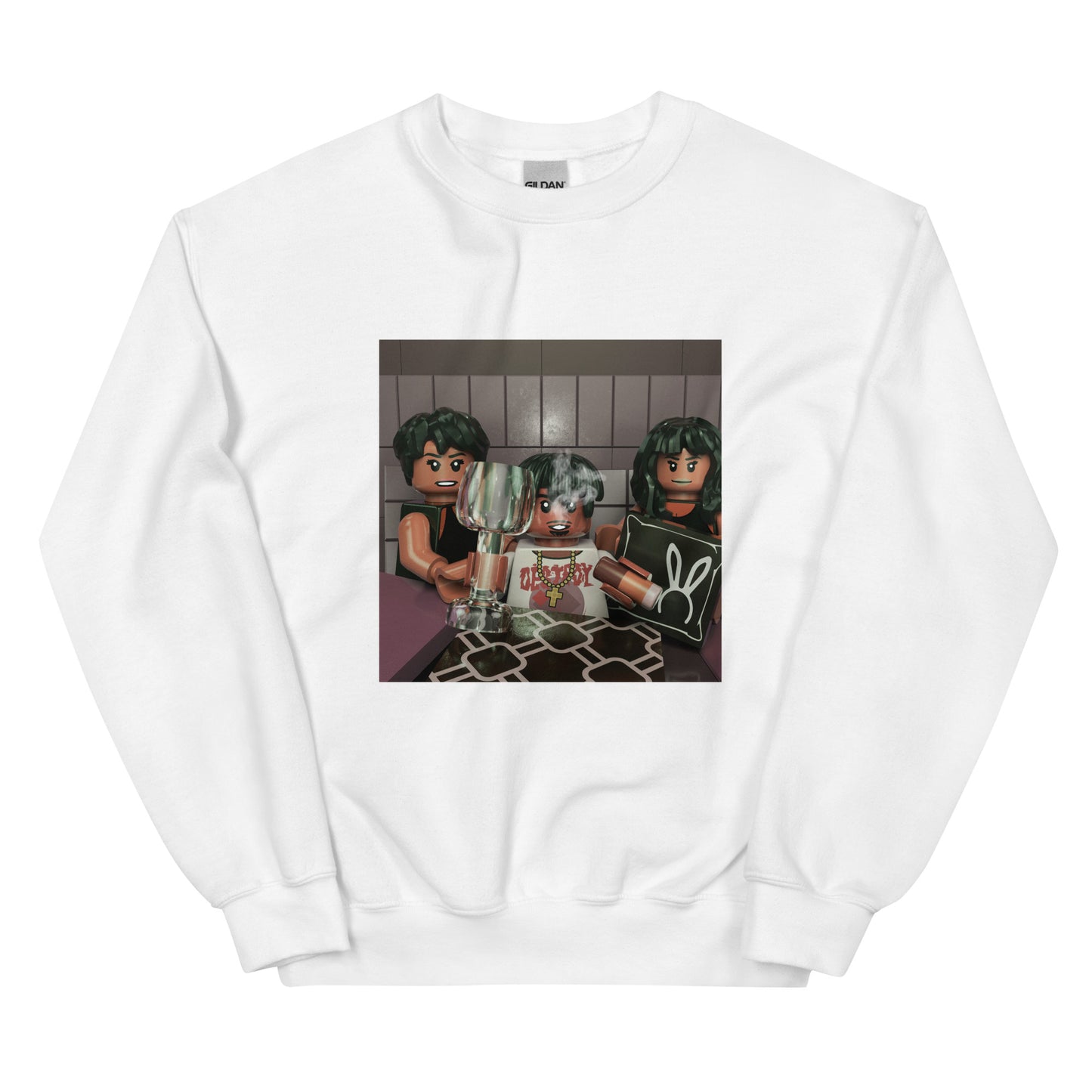 "Playboi Carti - Playboi Carti (Photoshoot)" Lego Parody Sweatshirt