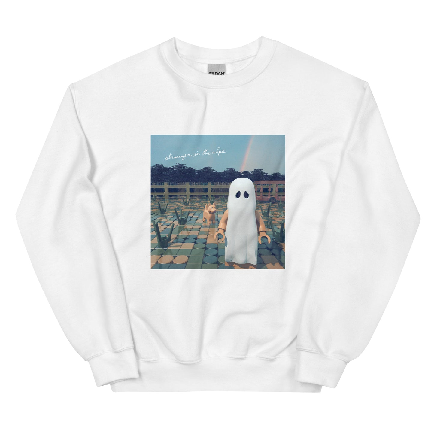 "Phoebe Bridgers - Stranger in the Alps" Lego Parody Sweatshirt