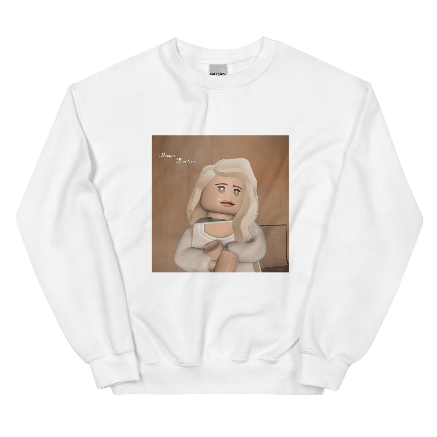 "Billie Eilish - Happier Than Ever" Lego Parody Sweatshirt