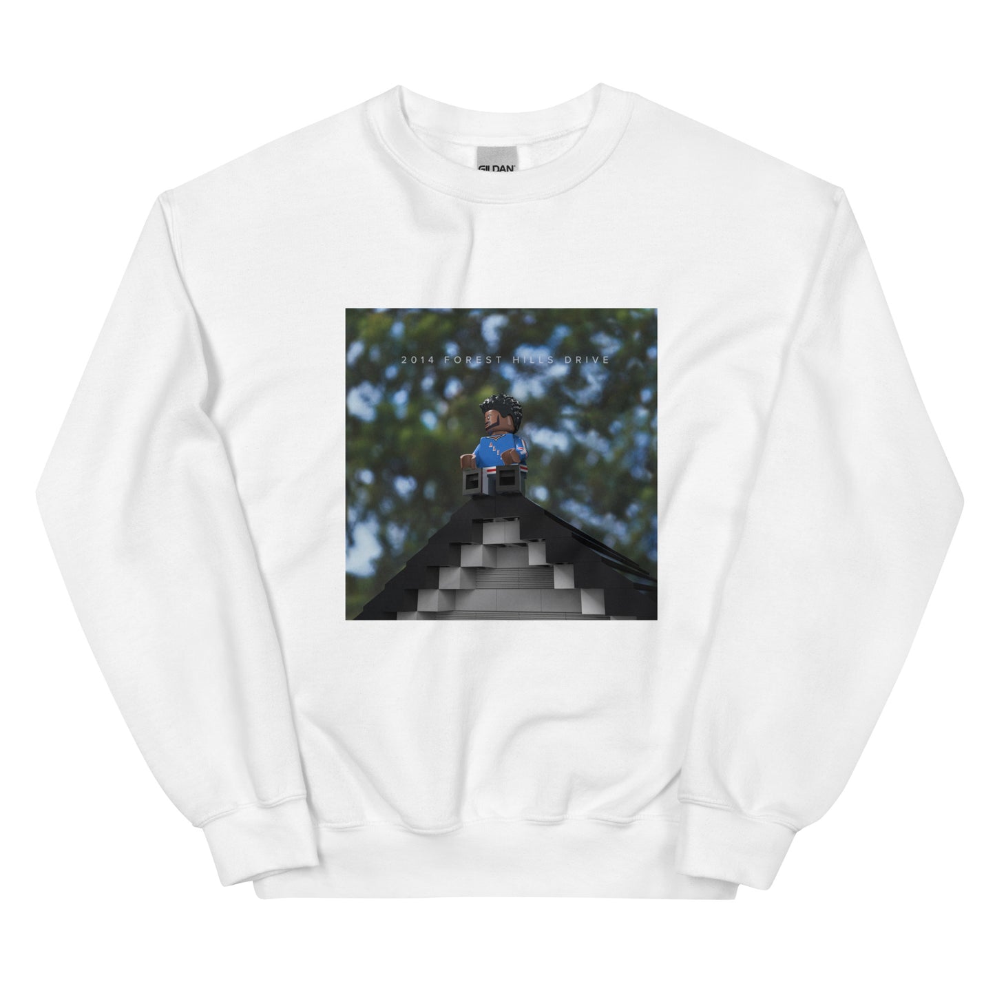 "J. Cole - 2014 Forest Hills Drive" Lego Parody Sweatshirt