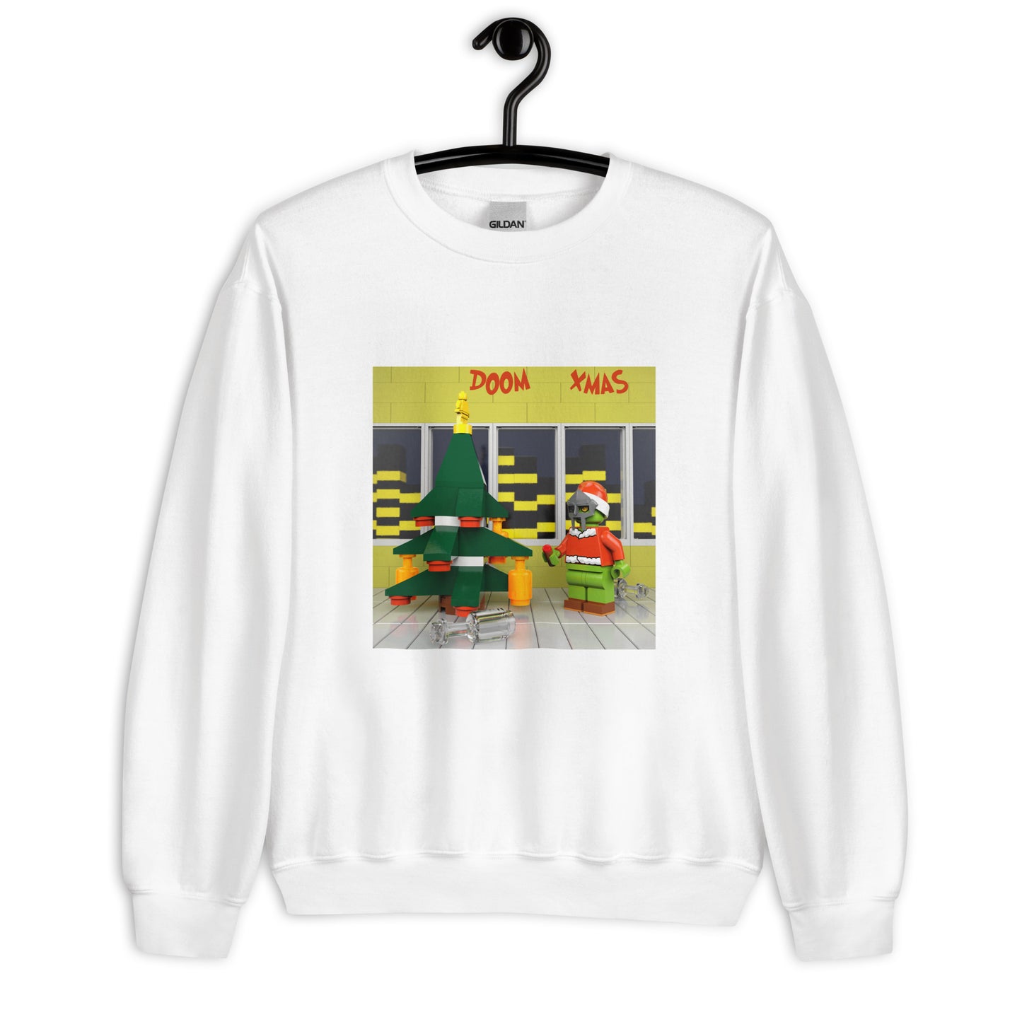 "MF DOOM x Cookin Soul - DOOM XMAS" Lego Parody Sweatshirt