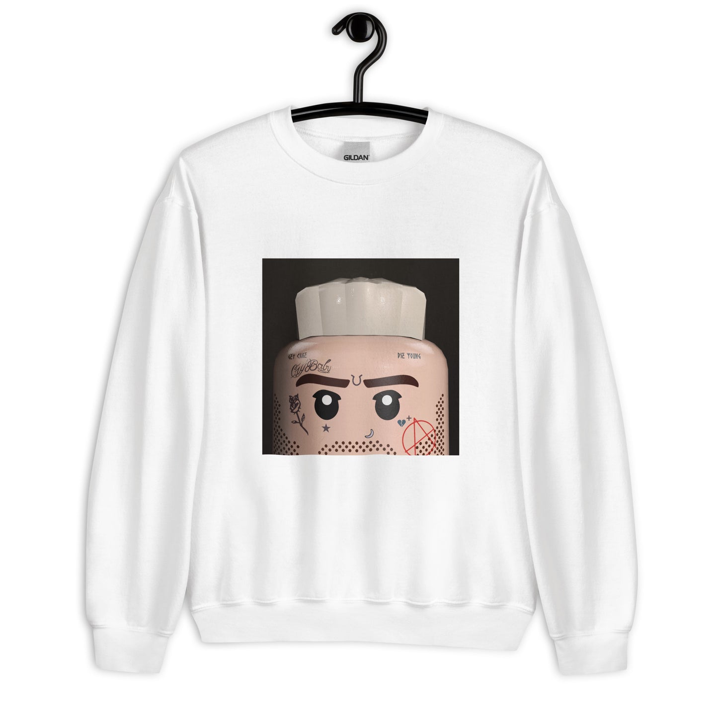 "Lil Peep - Everybody's Everything" Lego Parody Sweatshirt