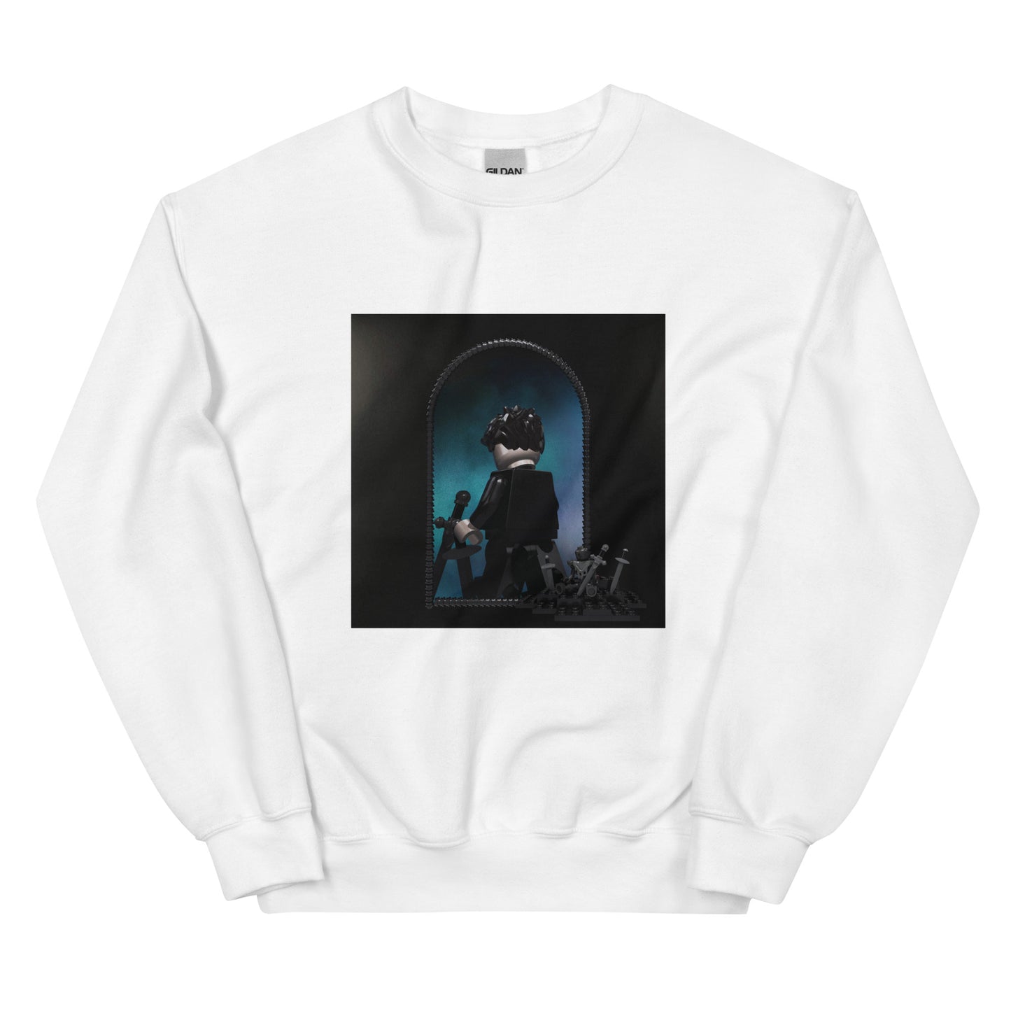 "Post Malone - Hollywood's Bleeding" Lego Parody Sweatshirt