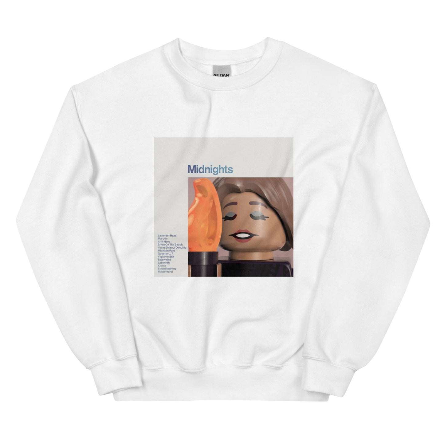 "Taylor Swift - Midnights" Lego Parody Sweatshirt