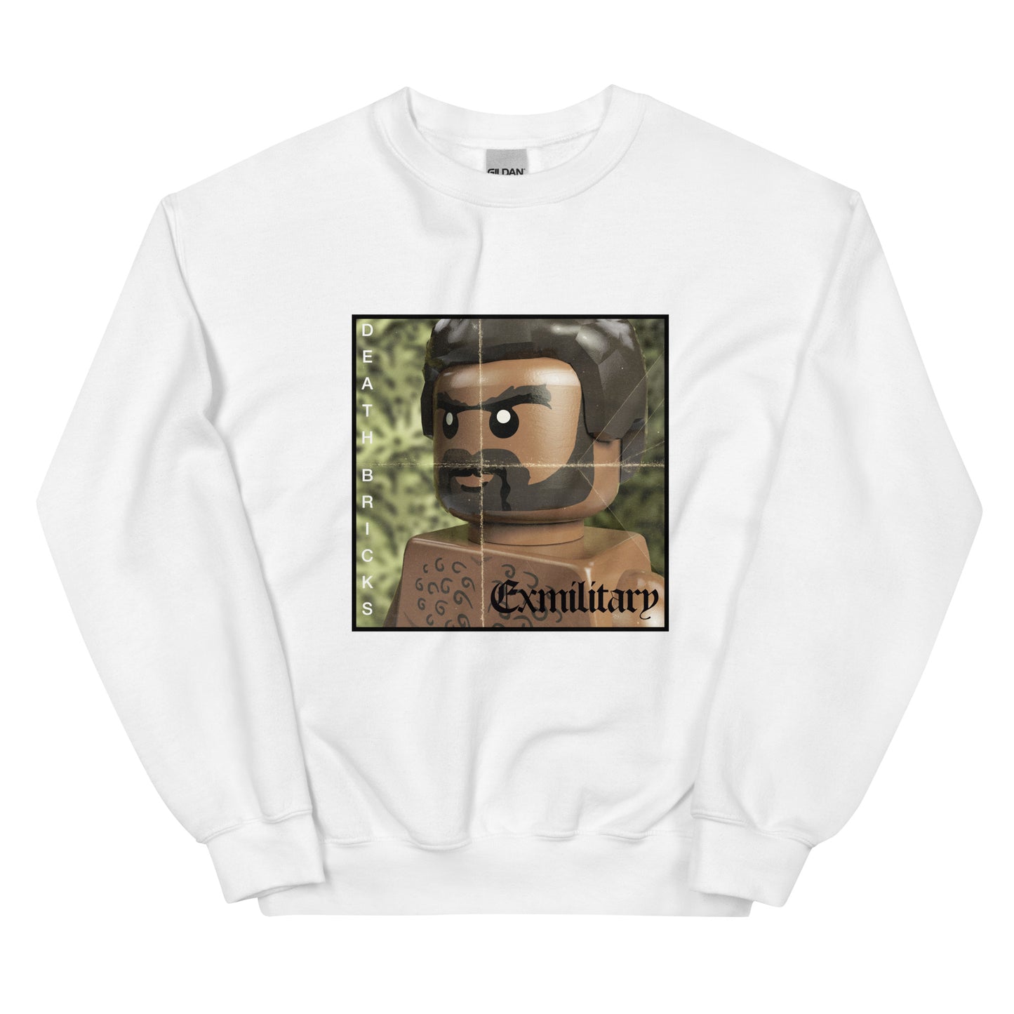 "Death Grips - Exmilitary" Lego Parody Sweatshirt