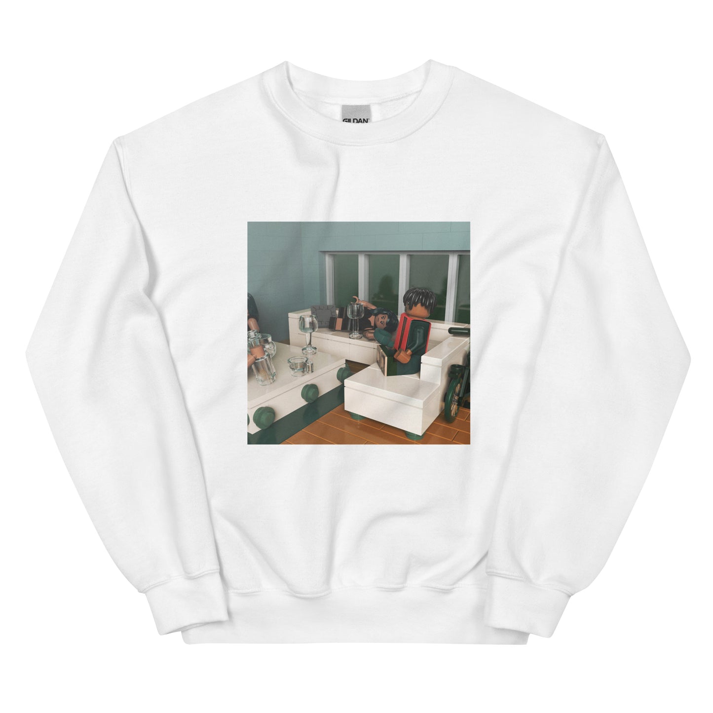 "Playboi Carti ("California Livin'" Photoshoot)" Lego Parody Sweatshirt