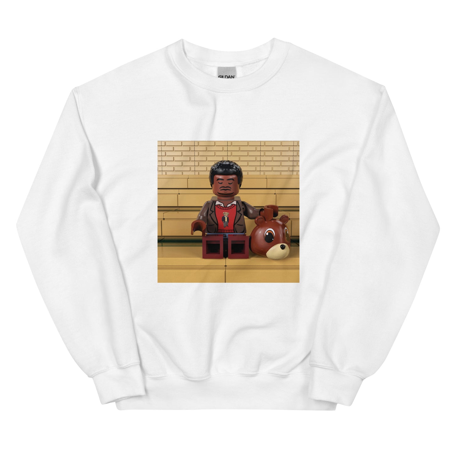 "Kanye West - The College Dropout (Photoshoot)" Lego Parody Sweatshirt