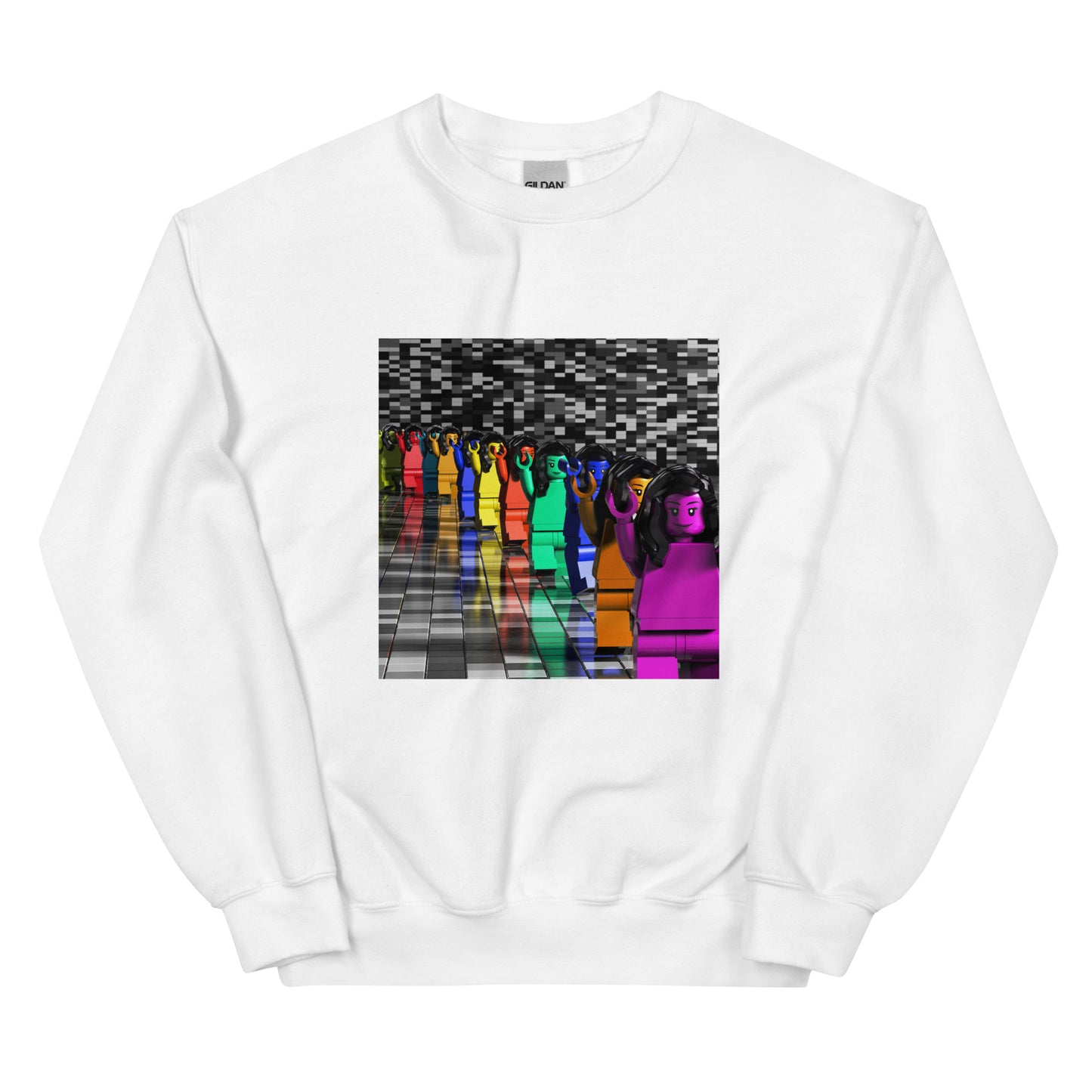 "TV Girl - Death of a Party Girl" Lego Parody Sweatshirt