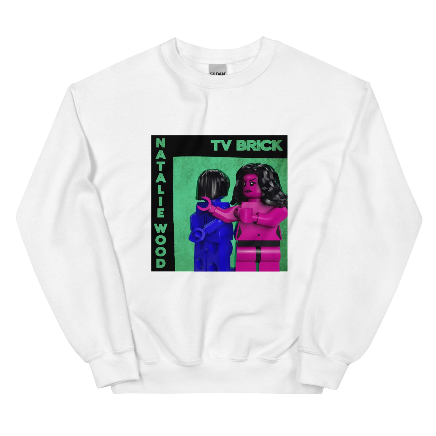 "TV Girl - Natalie Wood" Lego Parody Sweatshirt