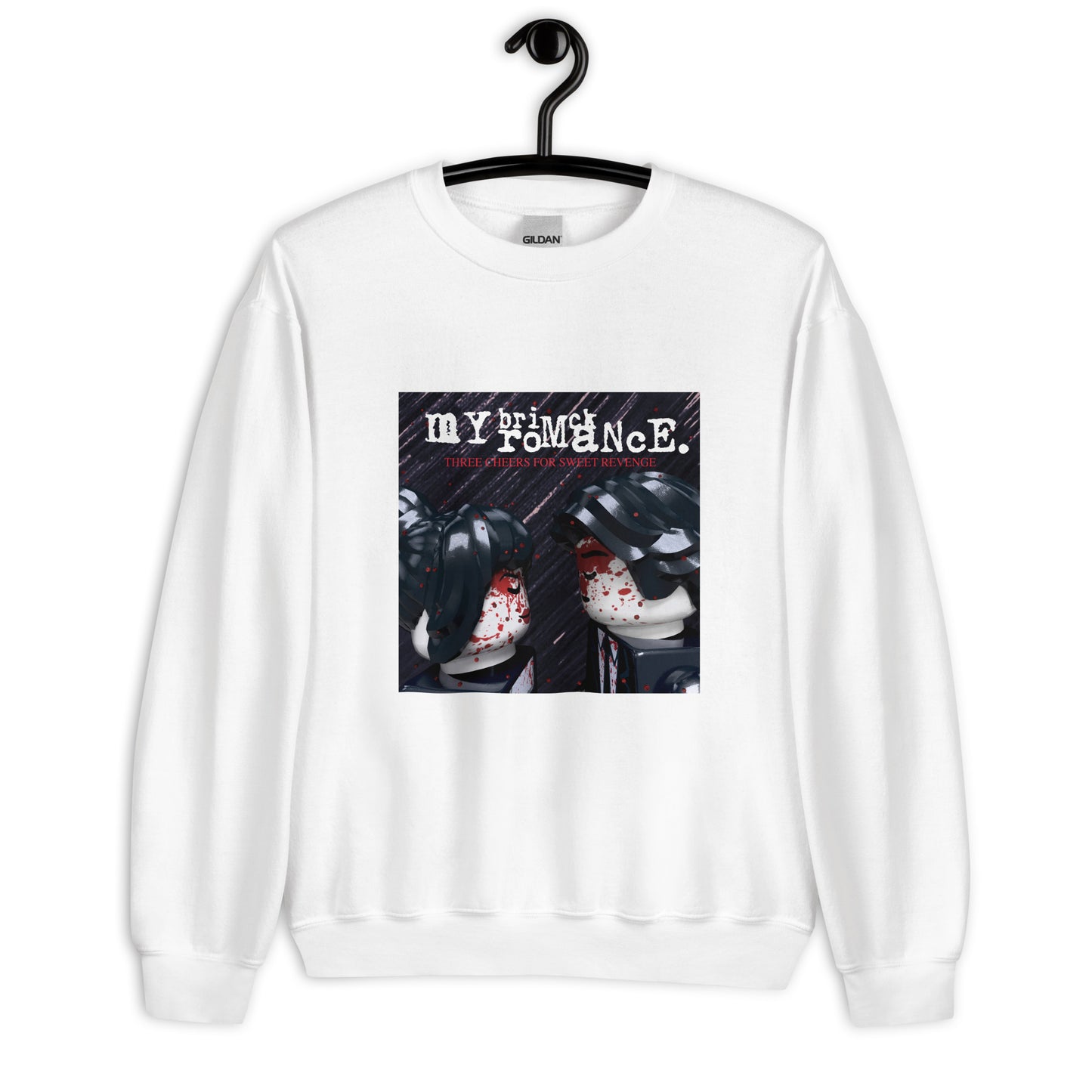 "My Chemical Romance - Three Cheers for Sweet Revenge" Lego Parody Sweatshirt