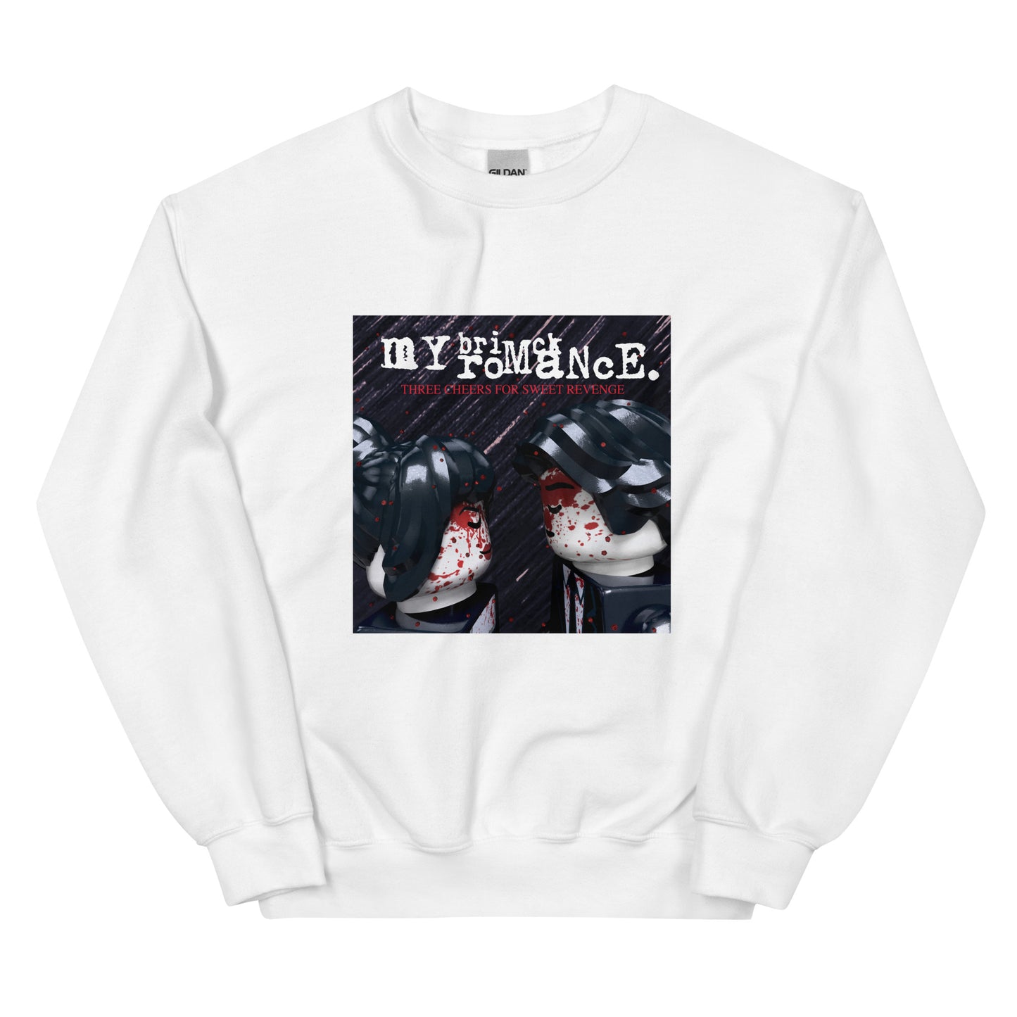 "My Chemical Romance - Three Cheers for Sweet Revenge" Lego Parody Sweatshirt