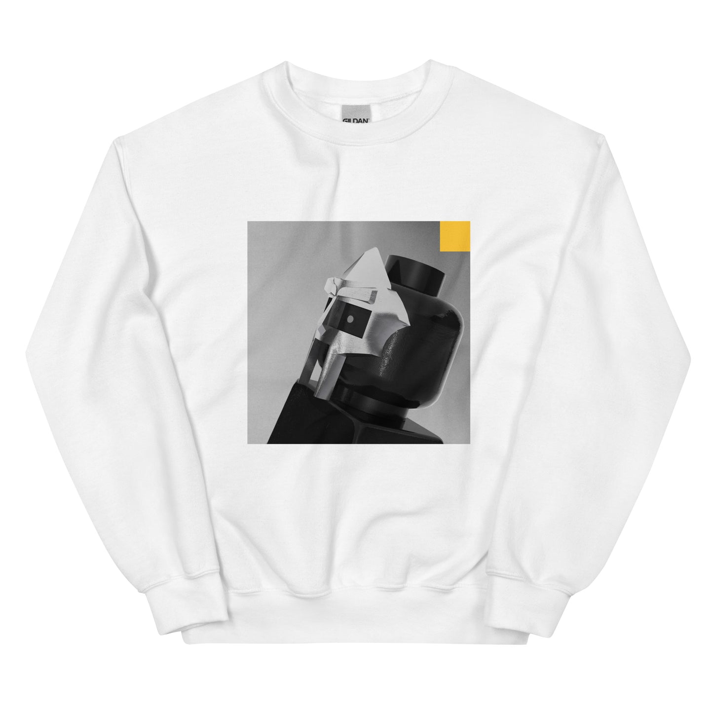 "Madvillain (MF DOOM & Madlib) - Curls & All Caps" Lego Parody Sweatshirt