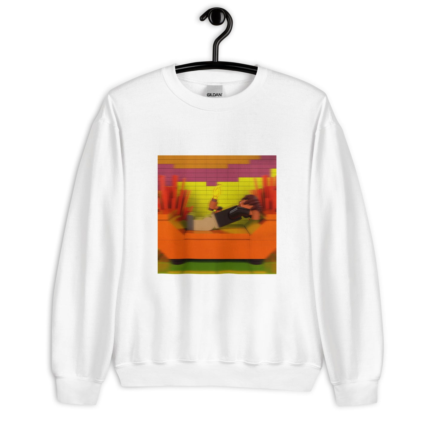 "redveil - Playing W/ Fire" Lego Parody Sweatshirt