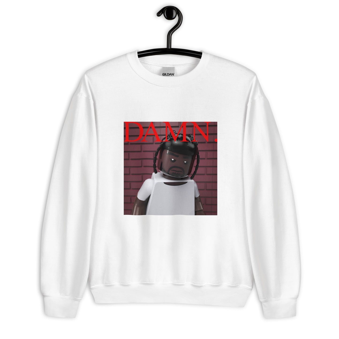 "Kendrick Lamar - DAMN." Lego Parody Sweatshirt