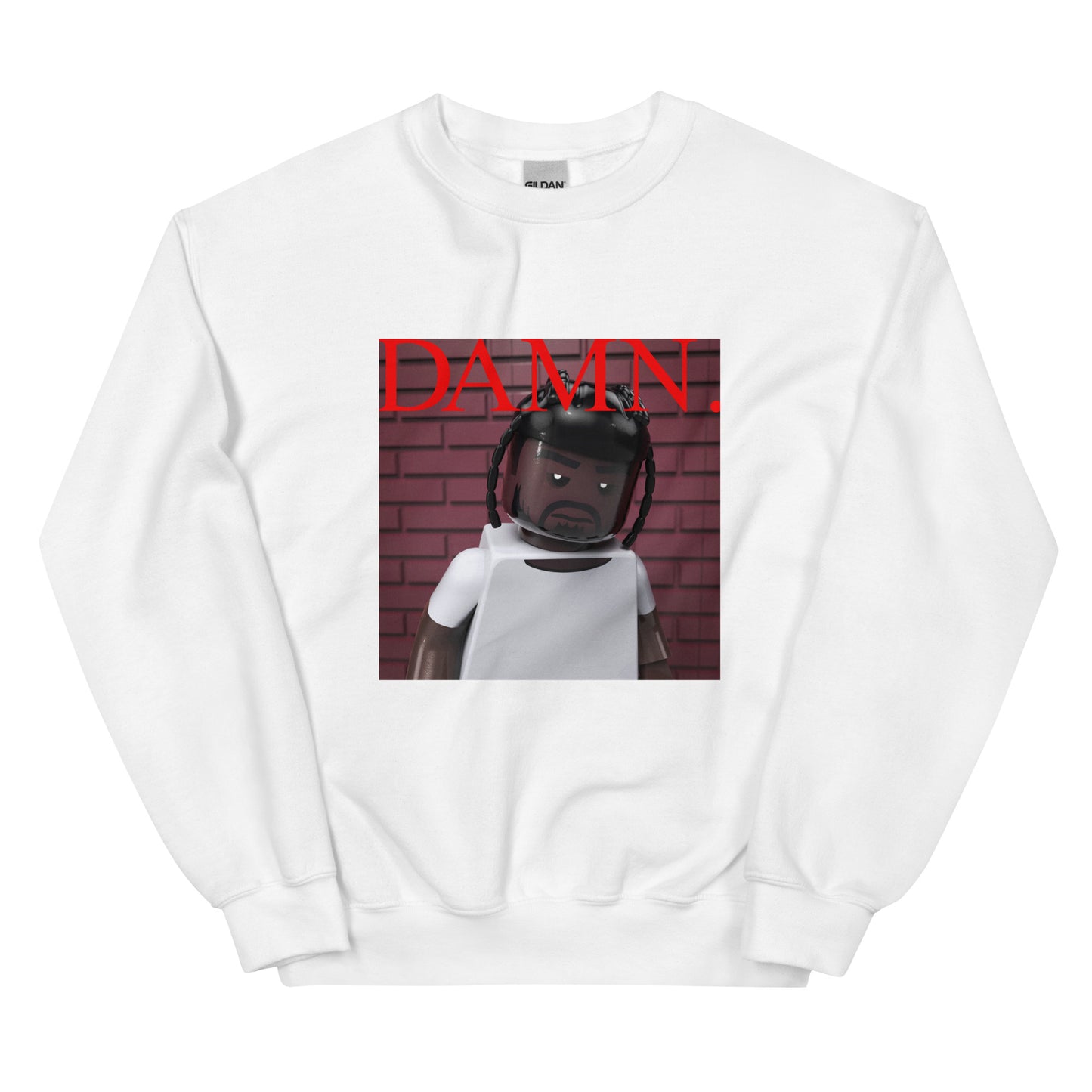 "Kendrick Lamar - DAMN." Lego Parody Sweatshirt