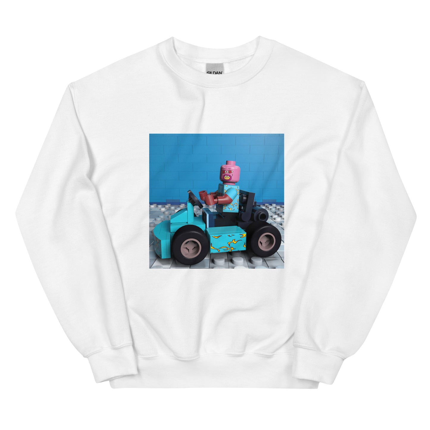 "Tyler, The Creator - "Cherry Bomb" Go-Kart" Lego Parody Sweatshirt