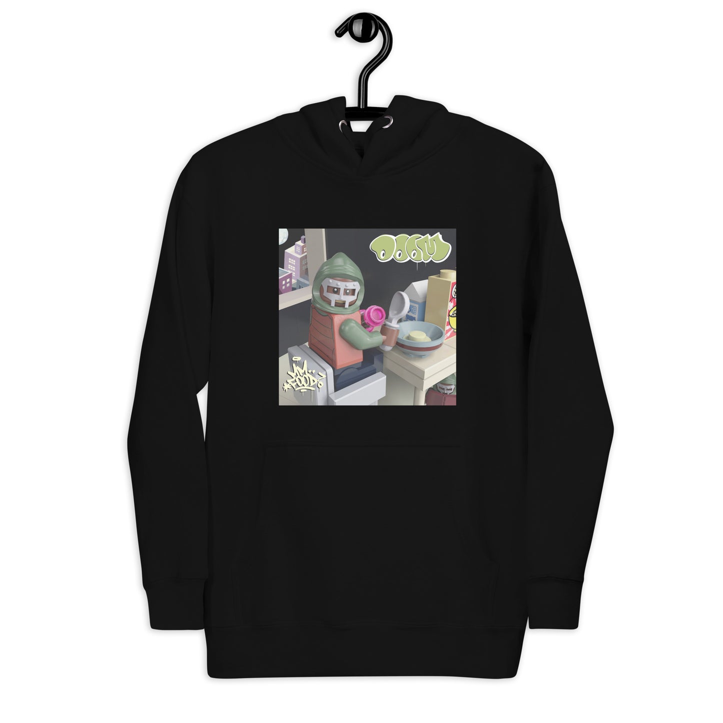 "MF DOOM - Mm..Food" Lego Parody Hoodie