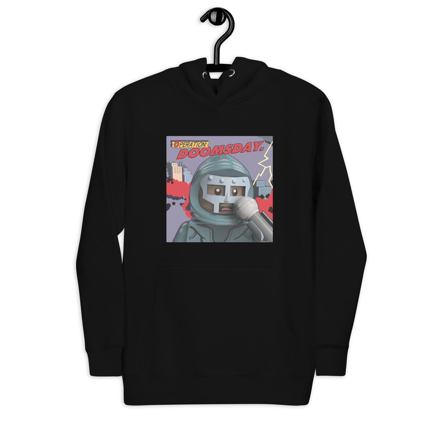 "MF DOOM - Operation: Doomsday" Lego Parody Hoodie