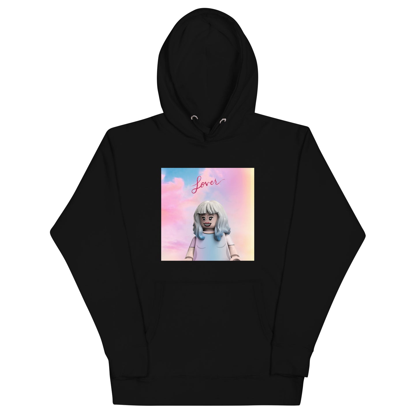 Taylor Swift The Lover Album Black Hoodie - Size LARGE - Tracklist, UR MY  LOVER