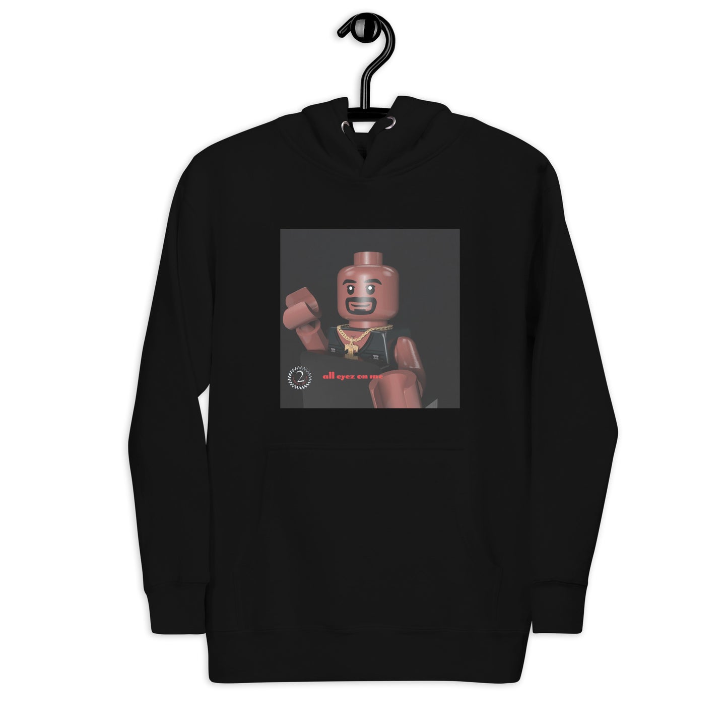 "Tupac Shakur (2Pac) - All Eyez on Me" Lego Parody Hoodie