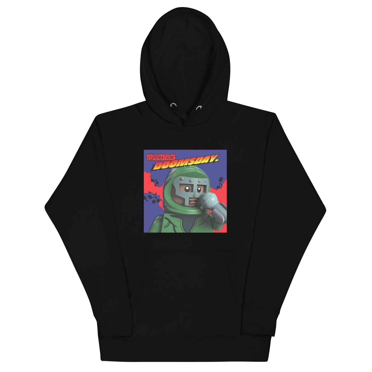 "MF DOOM - Operation: Doomsday [Vinyl Cover]" Lego Parody Hoodie